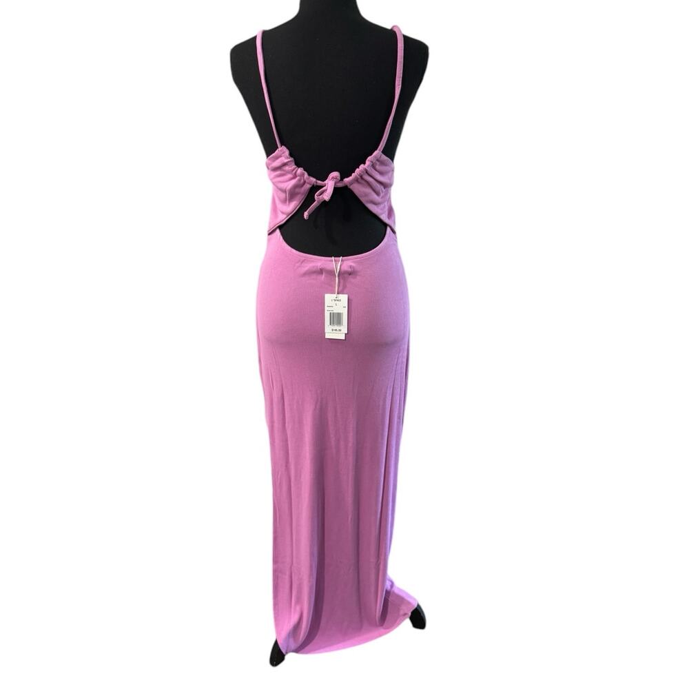 NWT! L*Space Ribbed Maxi Renata Dress in Rosebud - Size Large - Picture 7 of 9